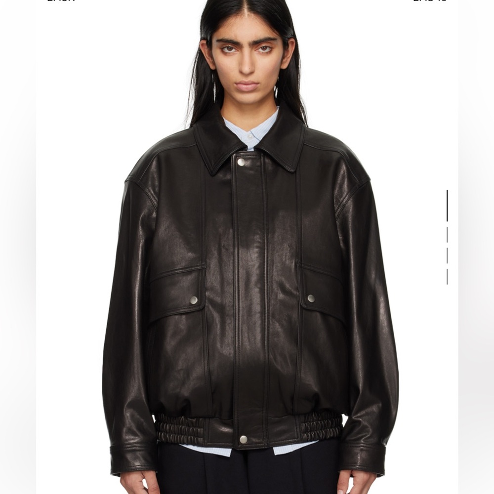 NWT Dunst Oversized Vintage Leather Jacket Large $1100
